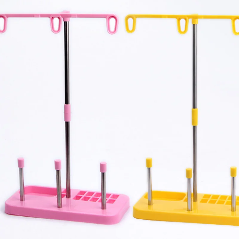 3 стойка для катушки держатель Съемный Многофункциональный вышивка нитки стойки