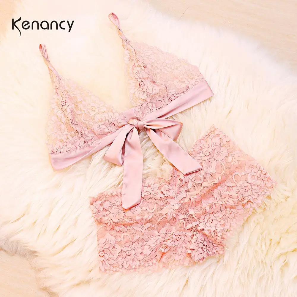 Женский бархатный кружевной бюстгальтер Kenancy наборы + трусы|bra set|intimates bra setlace |