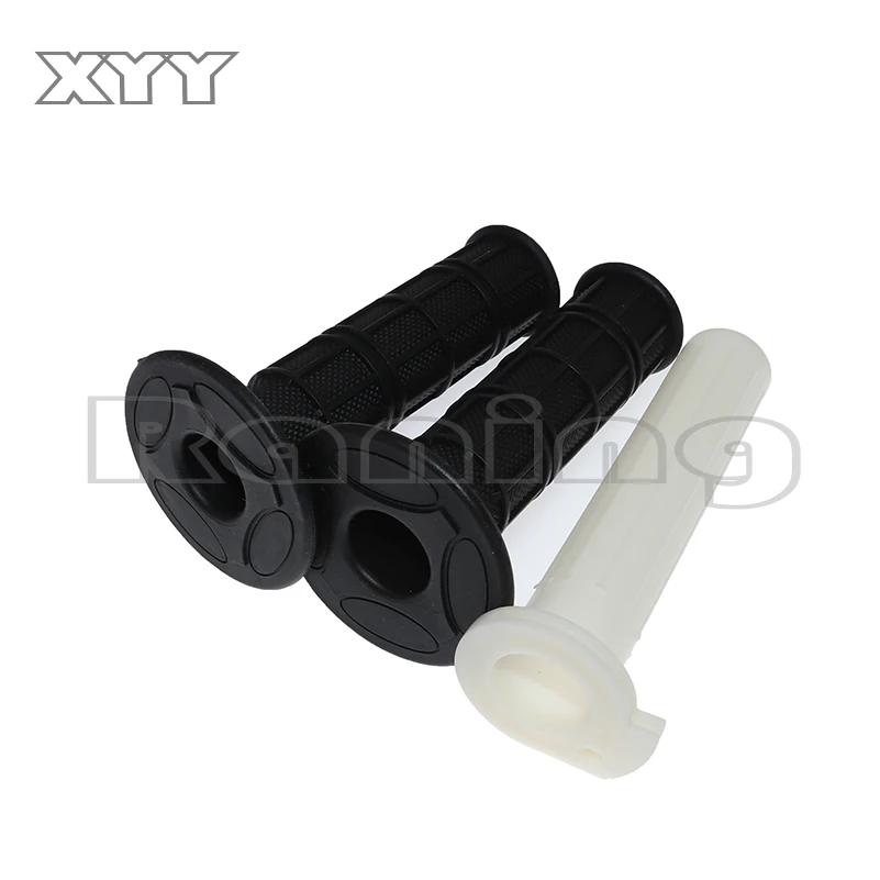 Motorcycle Grips 7/8&quot 22mm Hand Grip With Throttle Twist Cable For ATV Quad Pit Dirt Bike Motocross Racing | Автомобили и