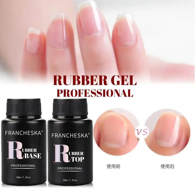 30 ML Nail Top Base GeL Rubber Phototherapy Primer Sealing Layer Quick Drying Transparent Professional UV Glue Art Manicure | Красота и