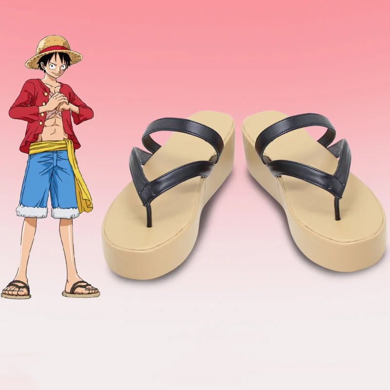 

ONE PIECE Shoes Cosplay Boots Cos Anime Role Monkey D. Luffy Shoes Summer Sandals