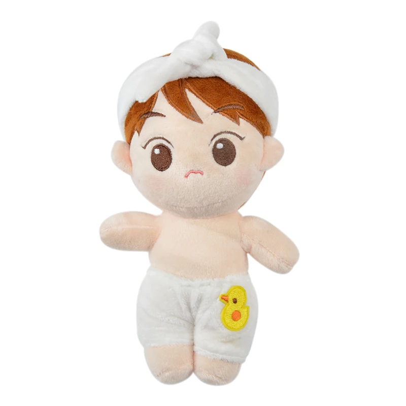 XIUMIN 15 см корейские игрушки для животных, плюшевые куклы, мягкие Мультяшные мягкие куклы ручной работы, куклы, мягкие PP хлопковые мягкие куклы, плюшевые игрушки для фанатов, подарки - Цвет: XIUMIN