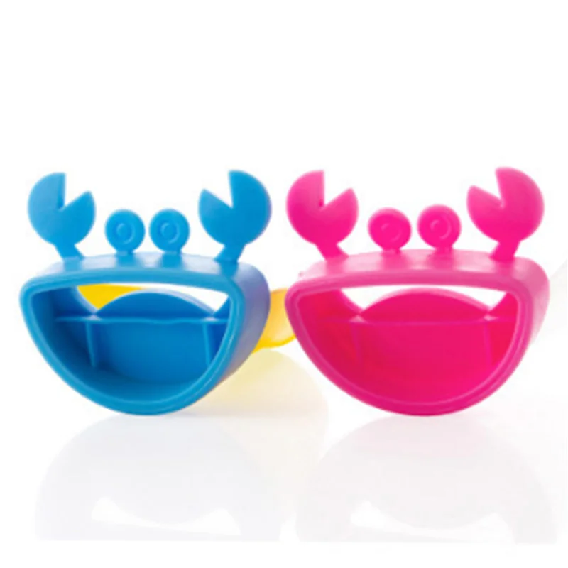 2 шт. мультфильм водяной кран для ванной комнаты расширитель раковина ручка