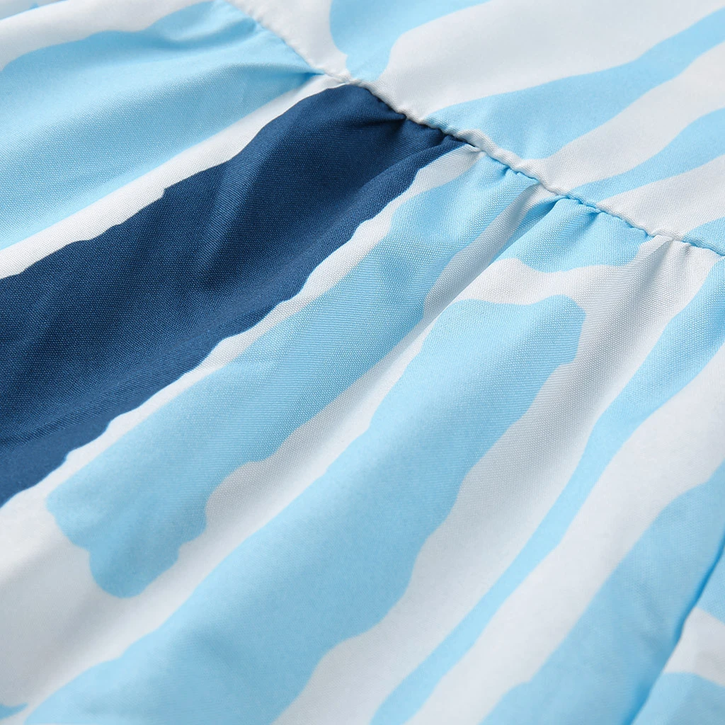 Свободное страусиное женское платье с рукавом 3/4 повседневное длинное