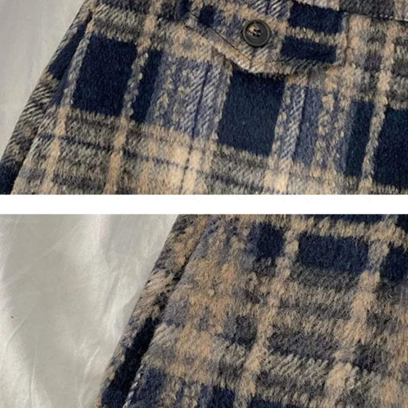 

Skirts Women Button Lovely College Simple Leisure All Match Female Plaid Trendy A-Line Elegant Empire Streetwear Ulzzang Slim