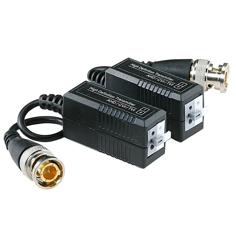 

BNC к UTP Cat5/5e/6 видео баллон HD адаптер трансивера передатчик поддержка 1080P 4MP 5MP AHD CVI TVI камера 200M