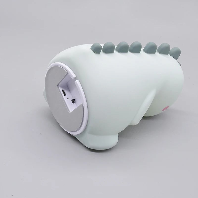 

Baby Night Light With Charging LED Dinosaur Lamp Silicone USB Night Lights For Children's Room Christmas Gift Safe Toxic Free