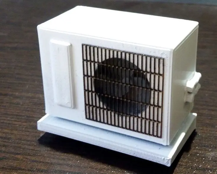 Хо соотношение Diy архитектурный дизайн кондиционер модель наружная машина инструмент игрушка-домик показать песочный стол сцены все для макета