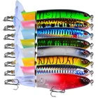 10 г-37 г 1 шт. качественный Whopper Plopper Top Water Popper жесткая приманка для рыбалки Wobblers вращающаяся Рыболовная Снасть с мягким хвостом