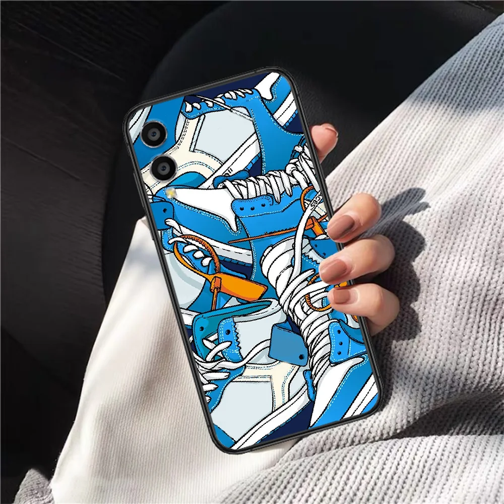 

Luxury Brand Sneakers Phone Case For HUAWEI Honor 6 7 8 A S 9 X Mate 10 20 30 i Lite Pro Y7 2019 black Prime Silicone Back