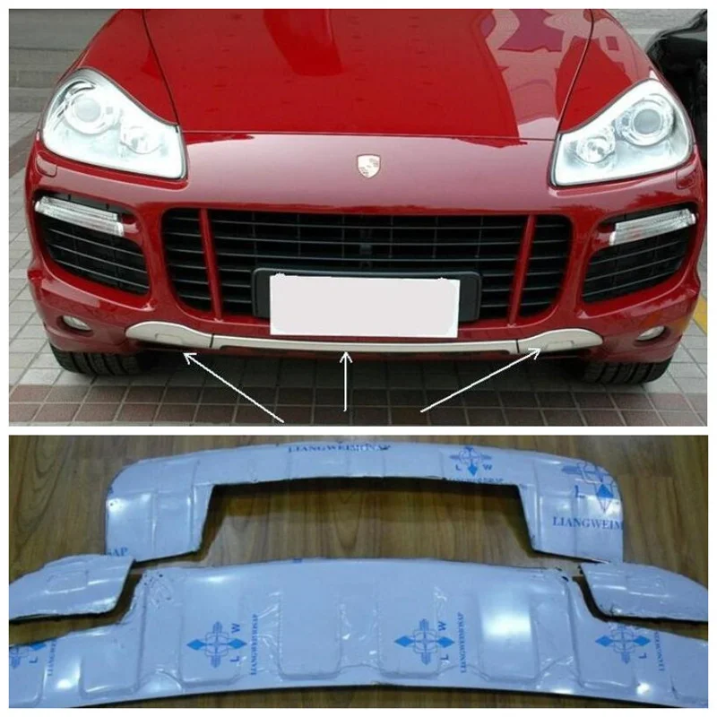 

Высококачественная Передняя и задняя противоскользящая пластина из нержавеющей стали для Porsche Cayenne 2008 2009 2010