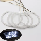 Белый светодиодный налобный фонарь Halo Angel Demon Eyes для BMW 3 серии E46 седан универсал туристический купе компактный 1998-2005