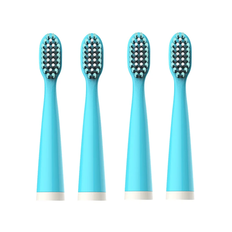 blue 4 pieces Langtian 4 шт. 2 шт. головка звуковой зубной щетки DUPONT сменные головки для электрической зубной щетки подходит для Langtian Z02 Z03 Z06 Z08 Z09 Z18 - Цвет: blue 4 pieces