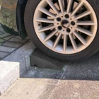 Автомобильный нескользящий коврик-Рампа, пластиковый коврик для подъездной дорожки из ПВХ, удобный аксессуар для мотоцикла и автомобиля