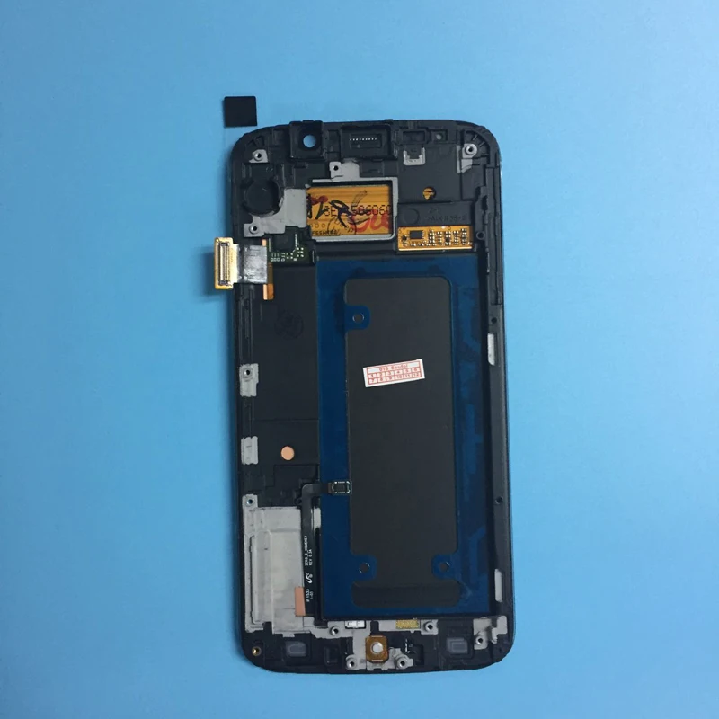 Супер Amoled дисплей для SAMSUNG Galaxy s6 edge G925F G925I ЖК-дигитайзер в сборе с рамкой запасные
