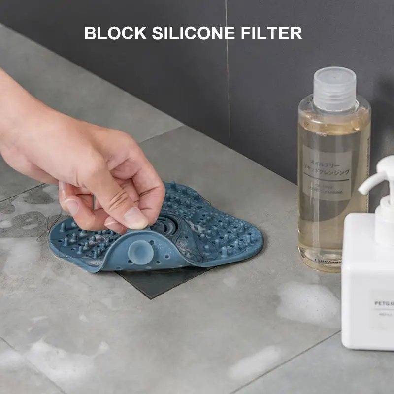 Из термопластичной резины туалет улавливатель волос пробка для ванной пол Слива