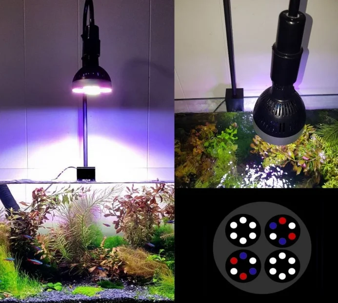 Lengthen Diy E27 Lamp Holder Led Aquarium Clamp Fish Tank Clip Grow Light Clamp Coral Light Stand