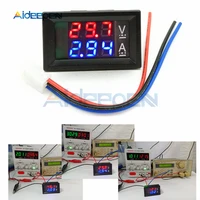 0 56 6 120v 10a 50a 100a led digital voltmeter ammeter car motocycle voltage current meter volt detector tester monitor panel