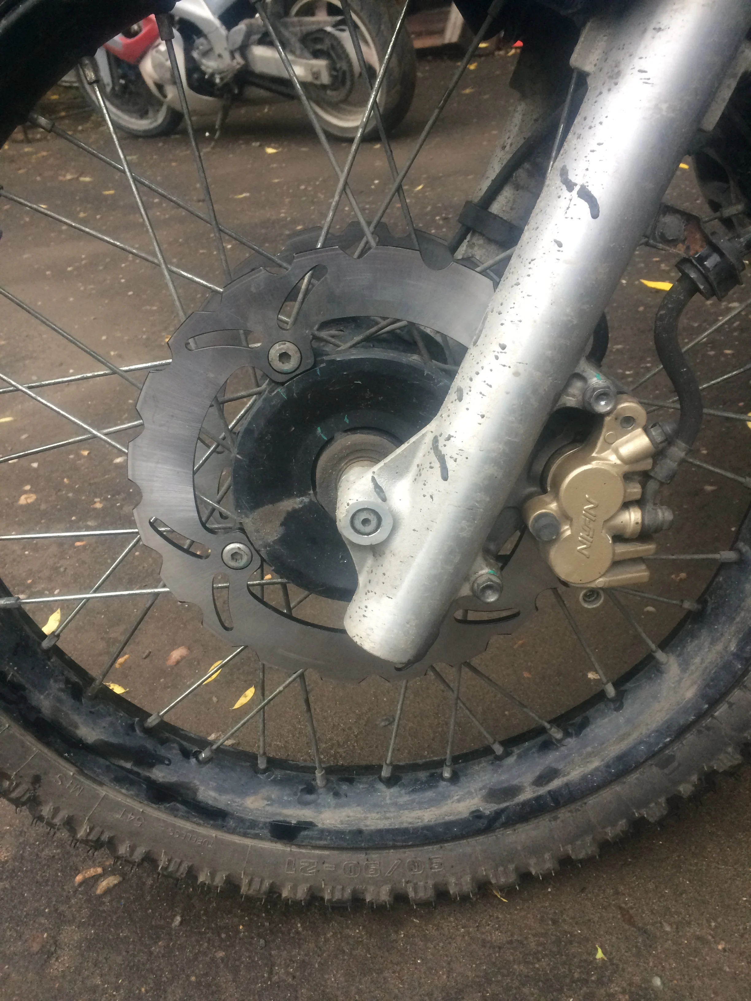 Перехватчик дискового диска заднего тормоза BIKINGBOY VF 500 F F2 84 85 XL 1000 в Varadero 99 02 XRV 750