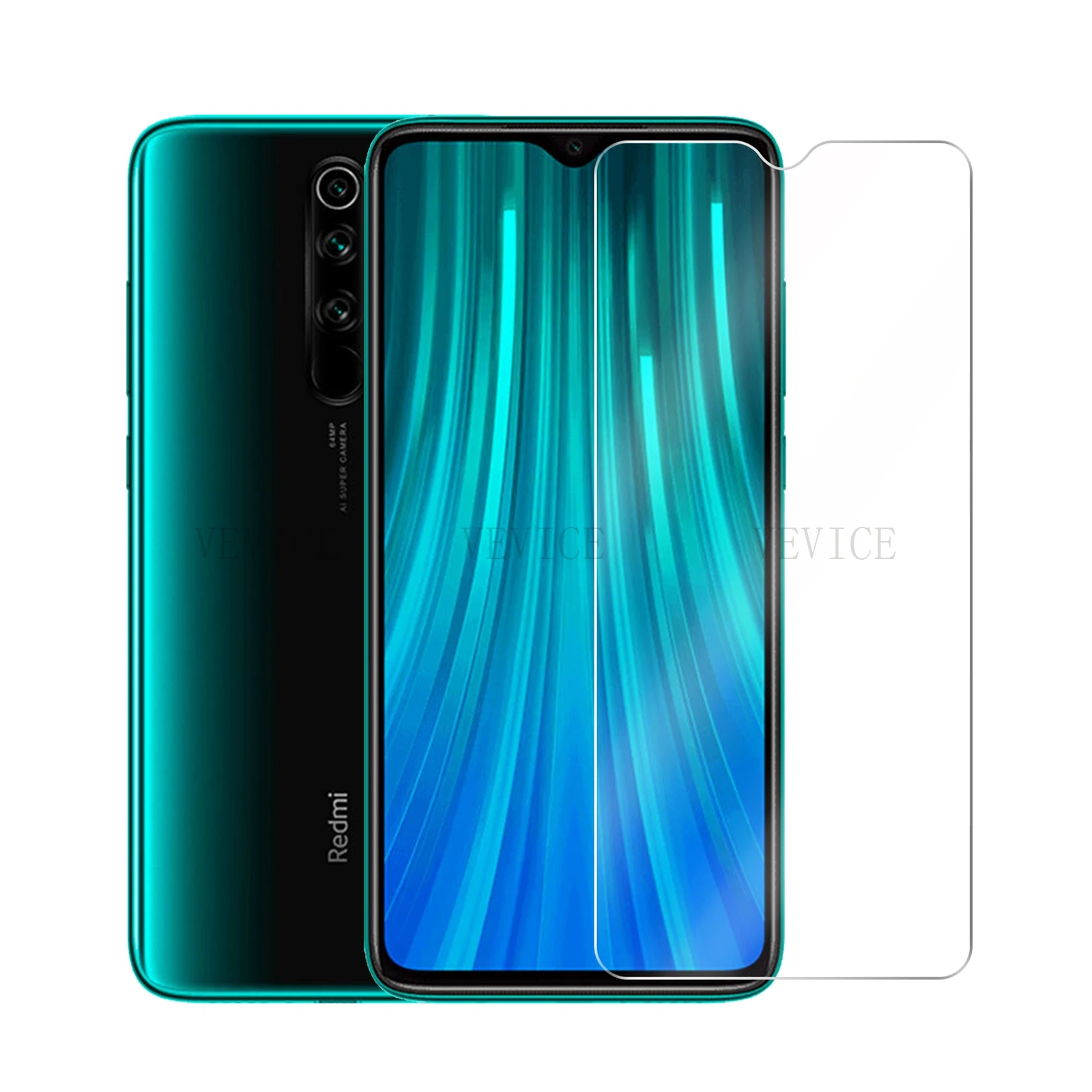 Модная Противоударная защита экрана для Xiaomi Redmi Note 8 Pro защитное стекло на полное