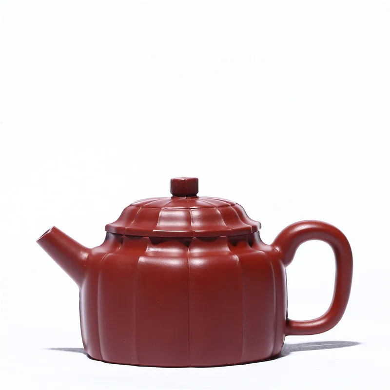 

Yixing Handmade Purple Clay Teapot Factory Direct Sale Raw Ore Dahongpao Prismatic Dezhong Teapot Chinese Tea Set