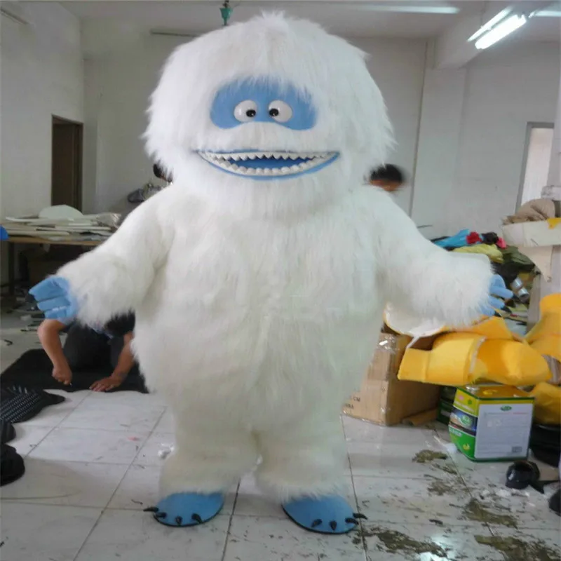 Костюм Yeti Abominable Снеговик талисман костюм для косплея платье Хэллоуина|Талисман| |