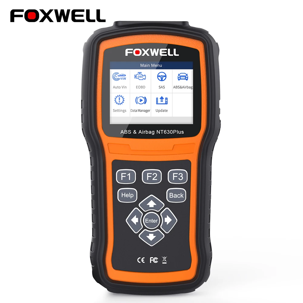 Автомобильный диагностический сканер Foxwell NT630 Plus EOBD OBD2 считыватель кодов