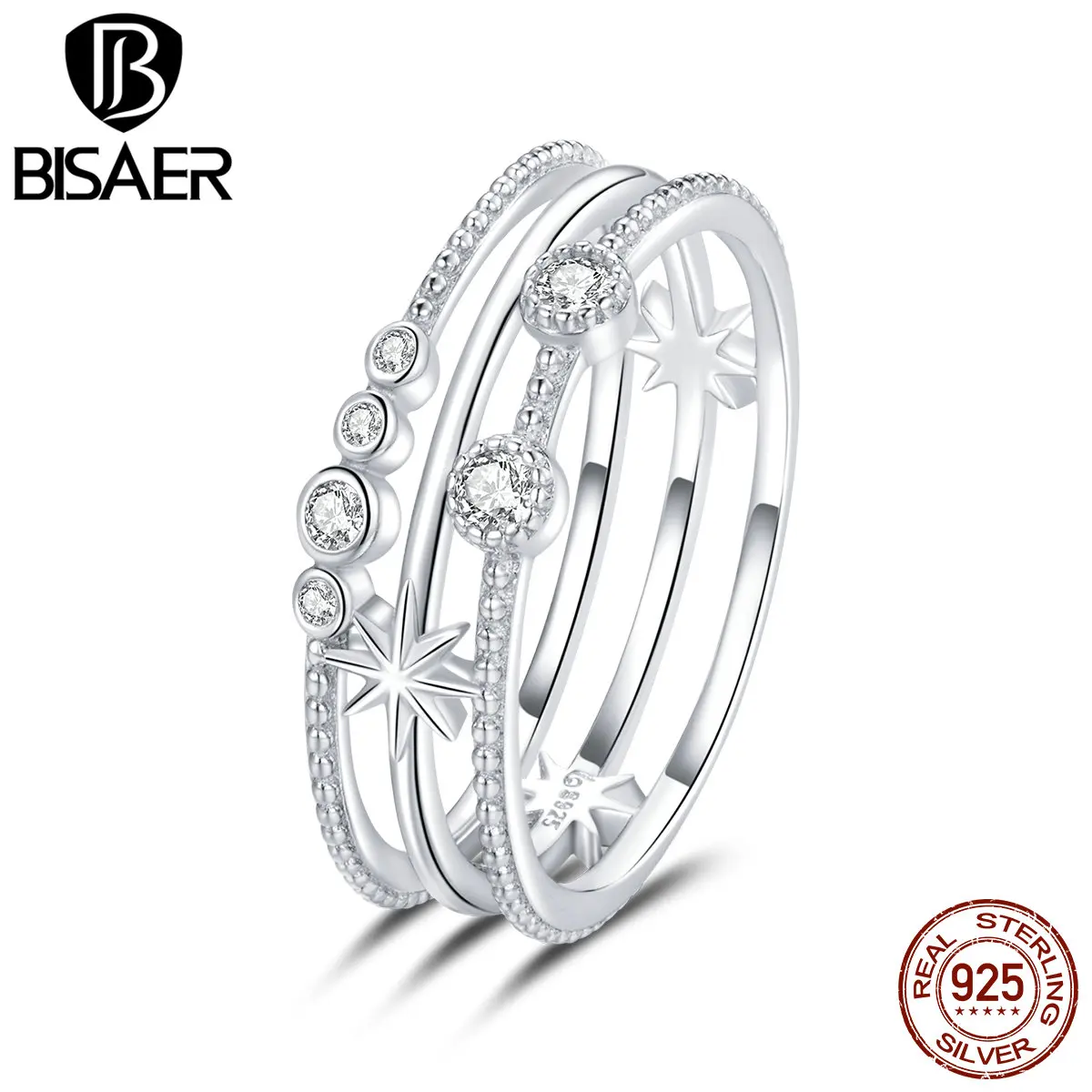 

Женское кольцо из серебра 925 пробы, с фианитом