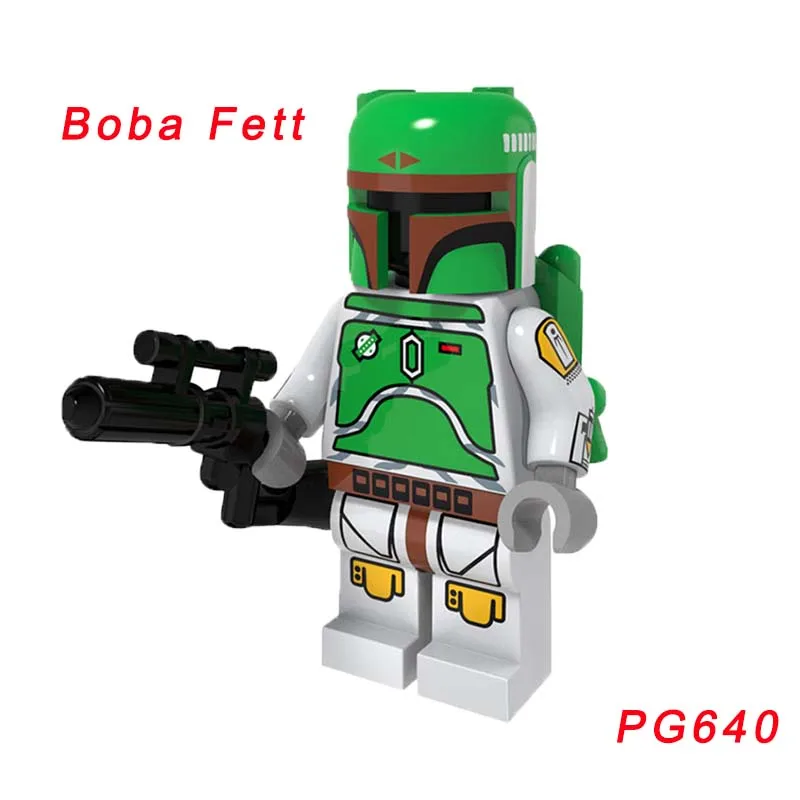 pg640 Одиночная Звездные войны кирпич Боевой Дроид Malbus Leia Luke Skywalker Qui Gon Ro-Gr супер Боевой Дроид K2So строительный блок - Цвет: pg640