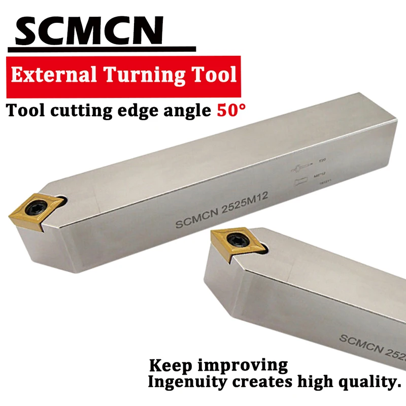 

1PCS High Quality SCMCN1212H09 SCMCN1616H09 SCMCN2020K12 SCMCN2525M12 External Turning Tool Holder SCMCN CNC Lathe Cutter Tools