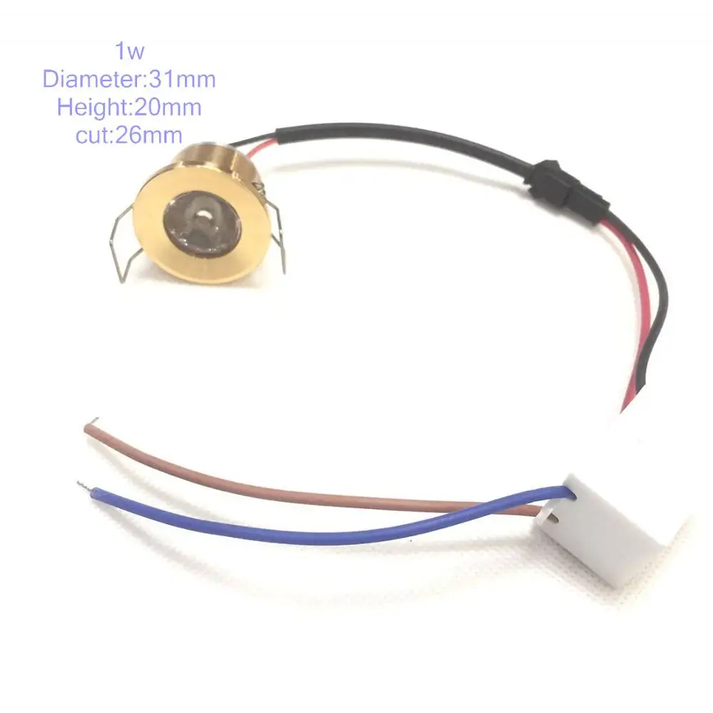 

wholesale wholesale For Kitchen Hot Selling 5pcs/lot Downlight Under 31mm Cabinet Spot Light 1w Ceiling Recessed
