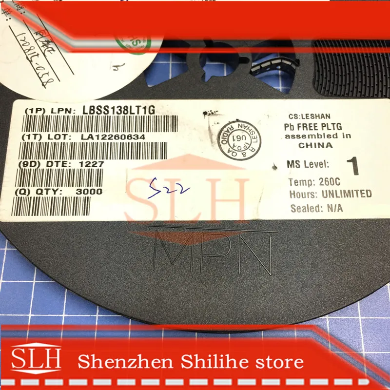 

500 шт./лот LBSS138LT1G LBSS138LT LBSS138 SOT23 новый оригинальный