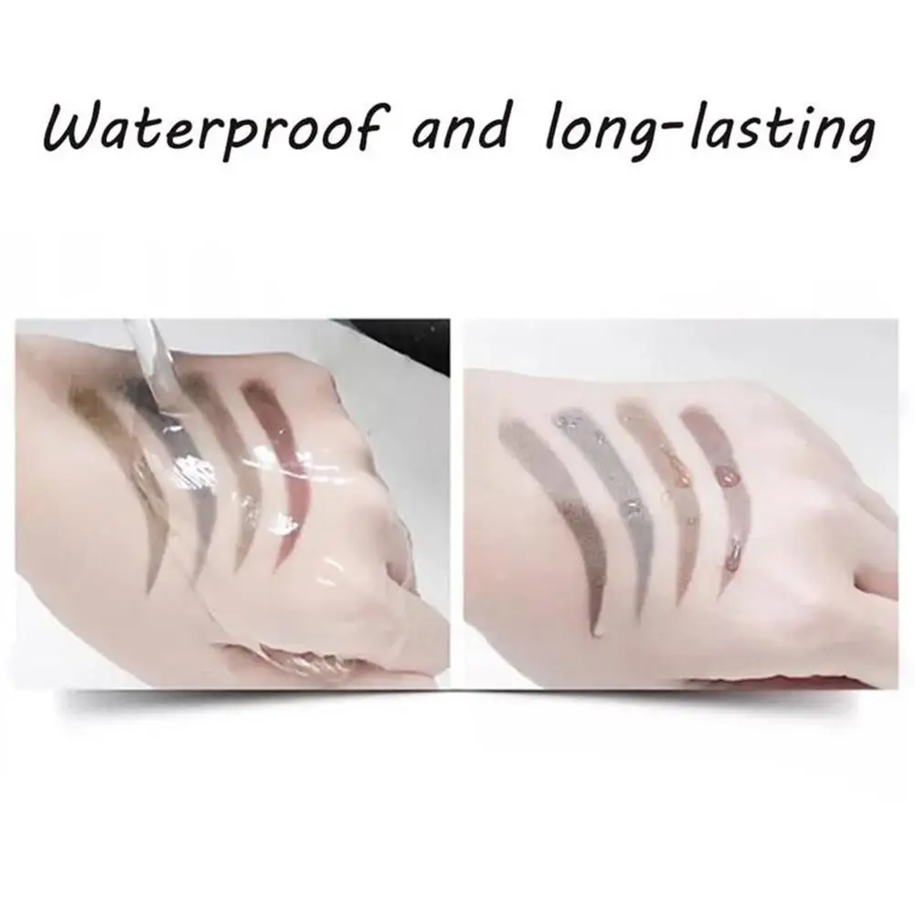 

Natural Waterproof 4 Fork 3D Eyebrow Pencil Long Lasting Liquid Brown Nib Eyebrow Pencil Smudge-proof Cosmetic Eyebrow Enhancers