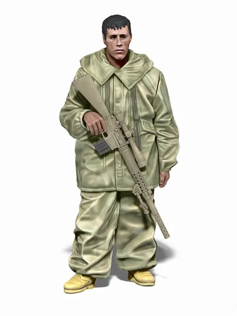 Набор для сборки модели из смолы фигурка американского снайпера 1/35 | Игрушки и
