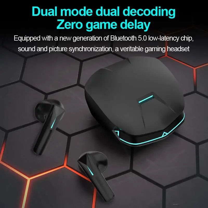 

Новая игровая Bluetooth-гарнитура TWS, Беспроводная игровая гарнитура высокого качества с низкой задержкой