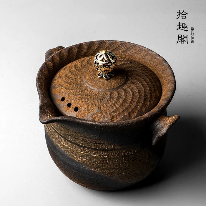 

★coarse after getting the teapot hand grasp pot of restoring ancient ways to burn tureen ceramic kung fu tea pu 'er tea