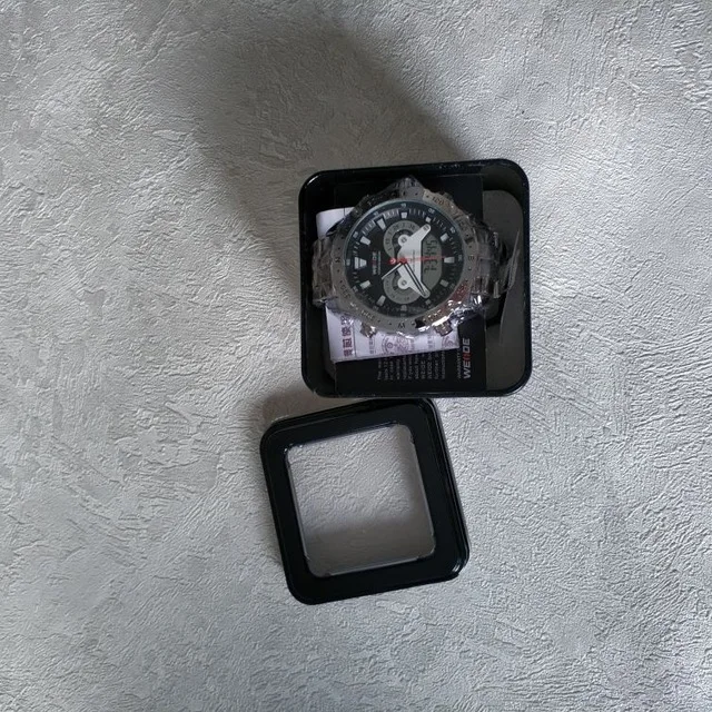 WEIDE мужские модели аналоговые цифровые часы с цифровым циферблатом кварцевые часы с металлическим ремешком наручные часы Мужские автоматические часы с датой
