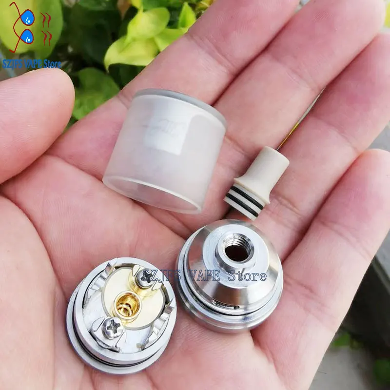 

Kensei RTA Replaceable Tank Atomizers 2ml 4ml Bottom 24mm Diameter Resin Colorful 810 Drip Tip Dual Coil vape tank vs kylim m