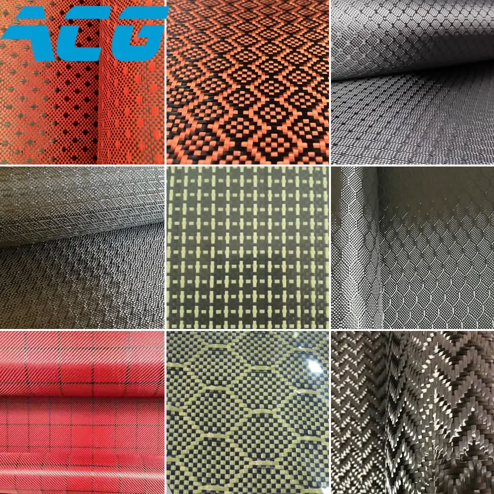Жаккардовая ткань из углеродного волокна с различными узорами | Дом и сад