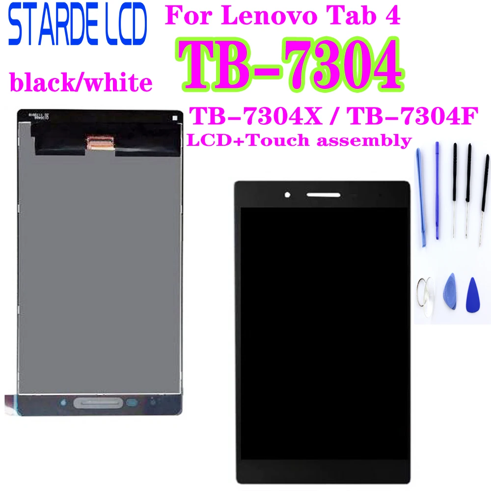 

For Lenovo IdeaTab 4 TB-7304X TB-7304F TB-7304 TB 7304X LCD Display 7304F Touch Screen Digitizer Assembly Tablet Matrix Parts