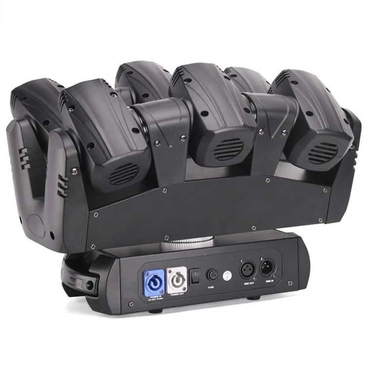 X6 led. Mini led moving head 6x10. American DJ Nucleus led Pro. Beam head.