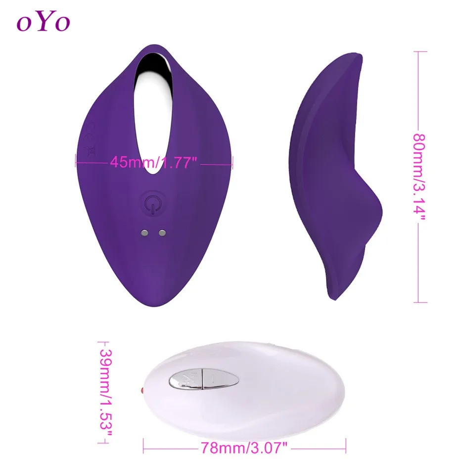 Oyo тихий трусики вибратор Беспроводной дистанционного Управление Портативный