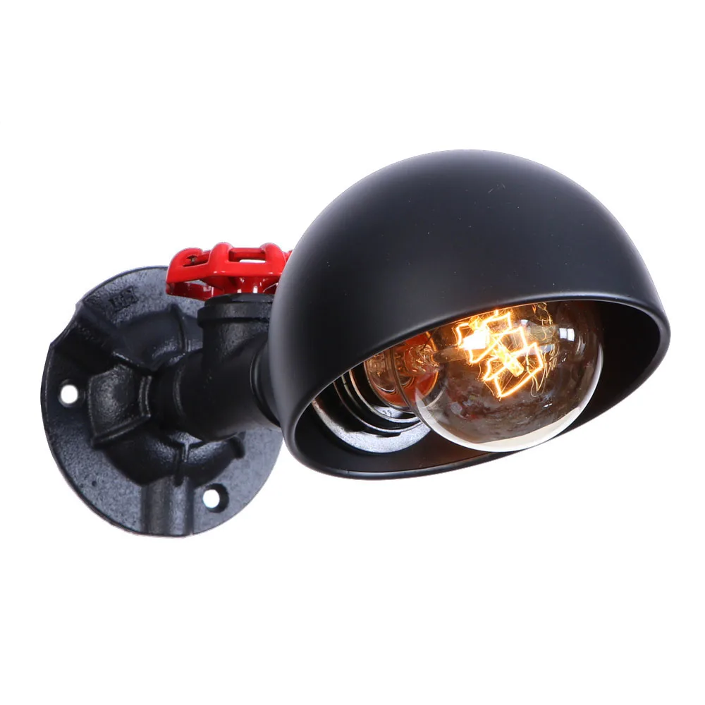 Лофт Декор настенный светильник Ретро черный железный водопровод светодиодный