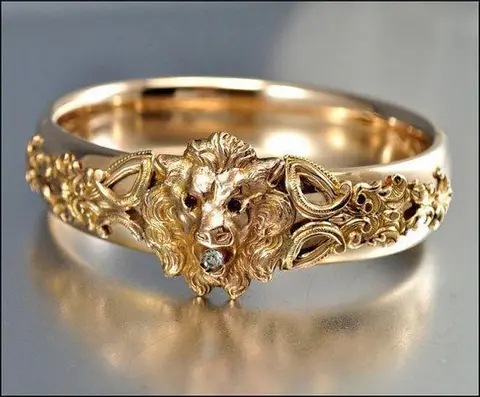 Мужские кольца из чистого золота 24 карата с натуральным львом, модное обручальное кольцо Brother, ювелирные изделия для свадебного платья, аксессуары, подарок для парня, тренд 2021