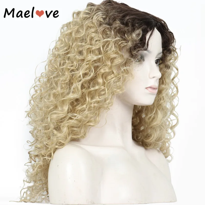 

Ombre Glueless Natural Heat Resistant Cosplay Wig Soft Synthetic Water Wave Wigs For Black Women Heat Resistant Fiber Hair