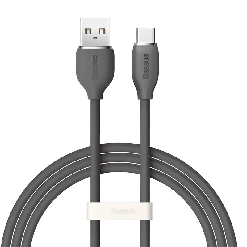 

Baseus Jelly Series Liquid Silicone Fast Charge Data Cable USB To Type C 100W 1.2m Data Cable For Xiaomi Samsung Huawei USBC