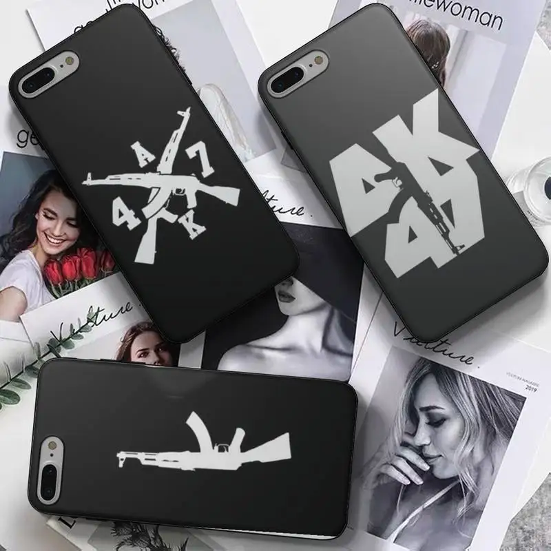 

Classic Rifle AK47 Phone Case For Samsung A51 A52 A71 A72 A80 A91 A20E A32 A31 A21 A11 Fundas Shell Cover