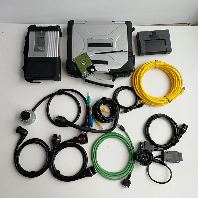 

Icom A2 & MB star C5 с программным обеспечением, 1 ТБ, Новый HDD, хорошо установленный на б/у диагностический ноутбук CF-30 CF30, 4G