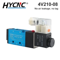 pneumatic valve connector 3 way 2 position air direction control solenoid valve 3v210 08 dc12v 24v muffler and quick connector