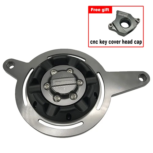 Pair Titanium Мотоцикл с ЧПУ Защита двигателя крышка ключа крышка головы мешок крышки протектор для Yamaha NMAX 155 150 125 NMAX 155 N-MAX 155 - Цвет: Pair Titanium